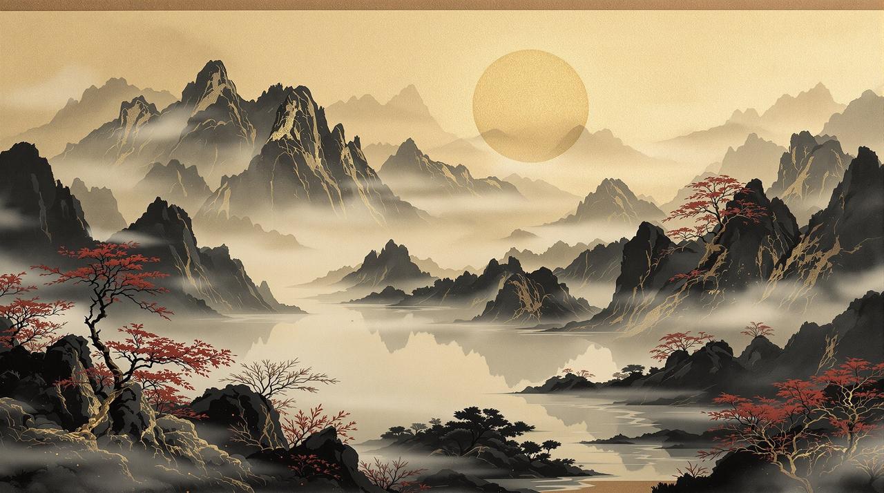 手机影院-水墨丹青-作品海报